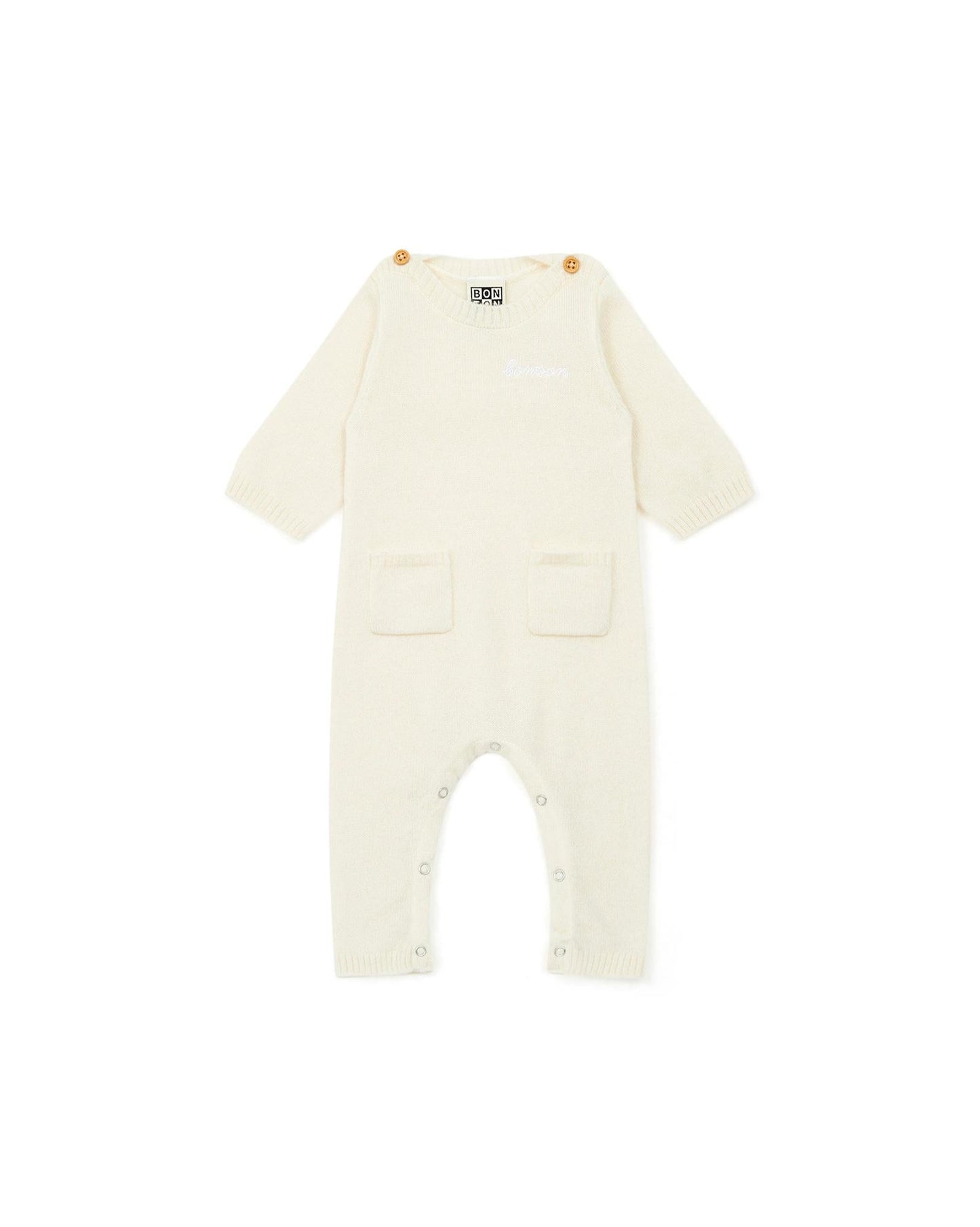 Combinaison - Bébé beige 100% cachemire
