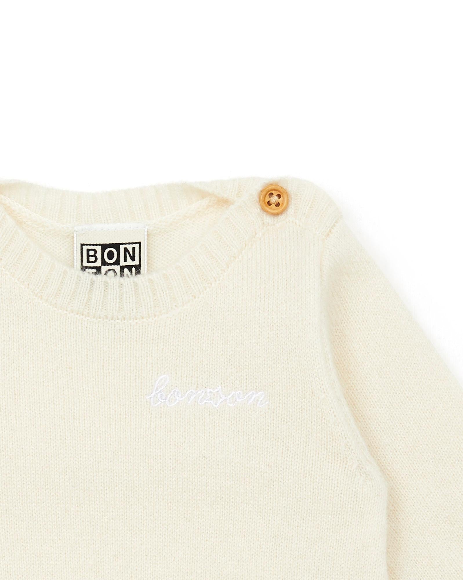 Combinaison Bébé beige 100% cachemire