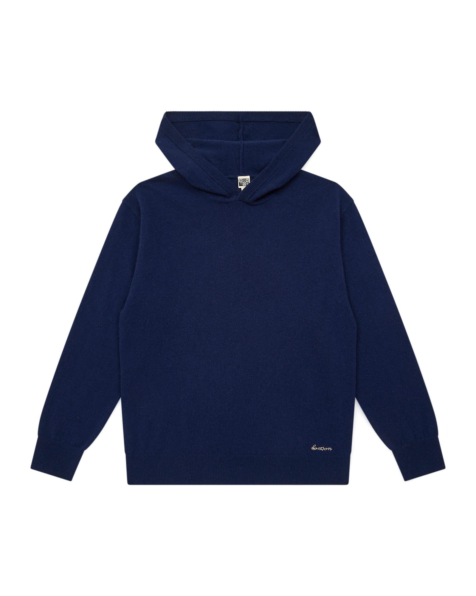 Sweat bleu Femme 100% cachemire
