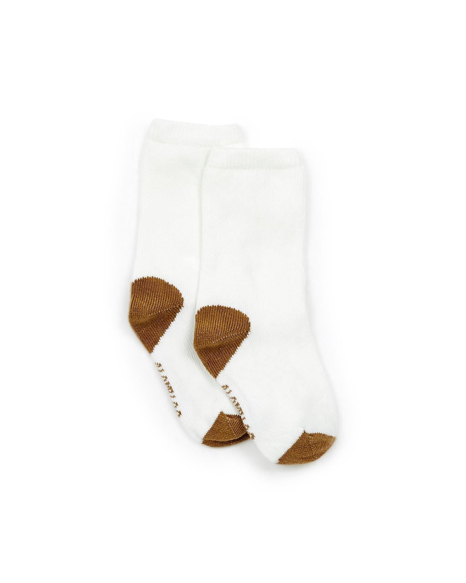 Chaussettes talon coeur bébé