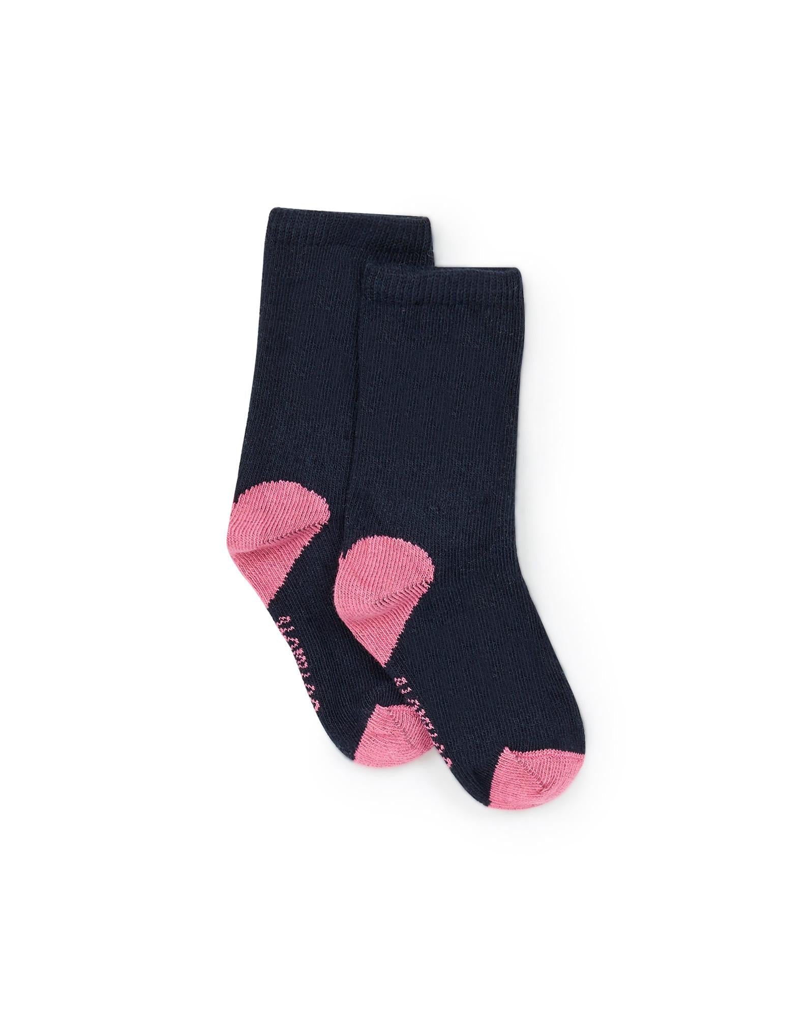 Chaussettes talon coeur bébé