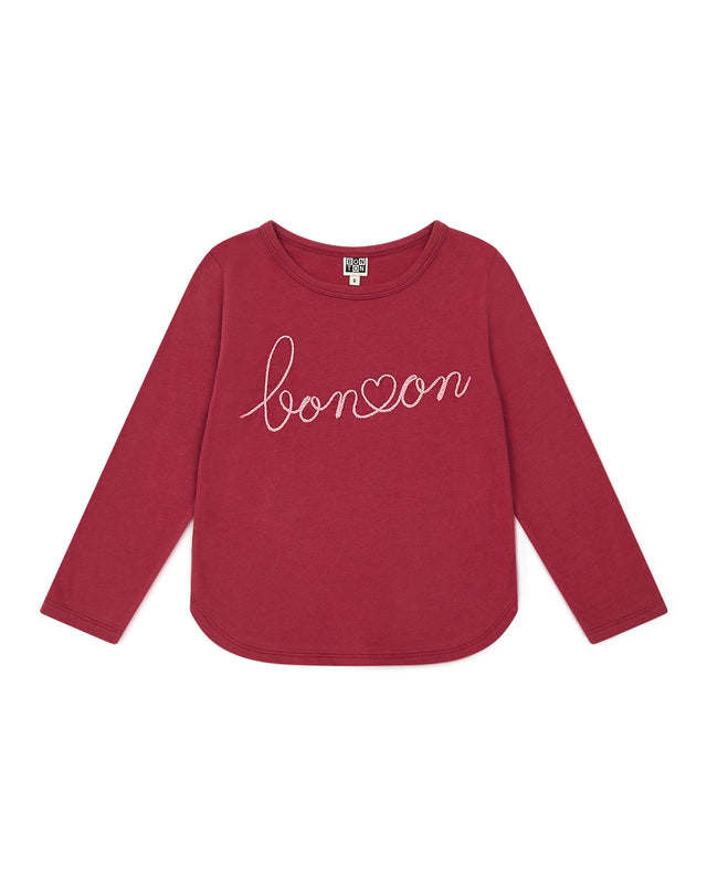 T-shirt - fille manches longues BONTON 100% coton bio - Image principale