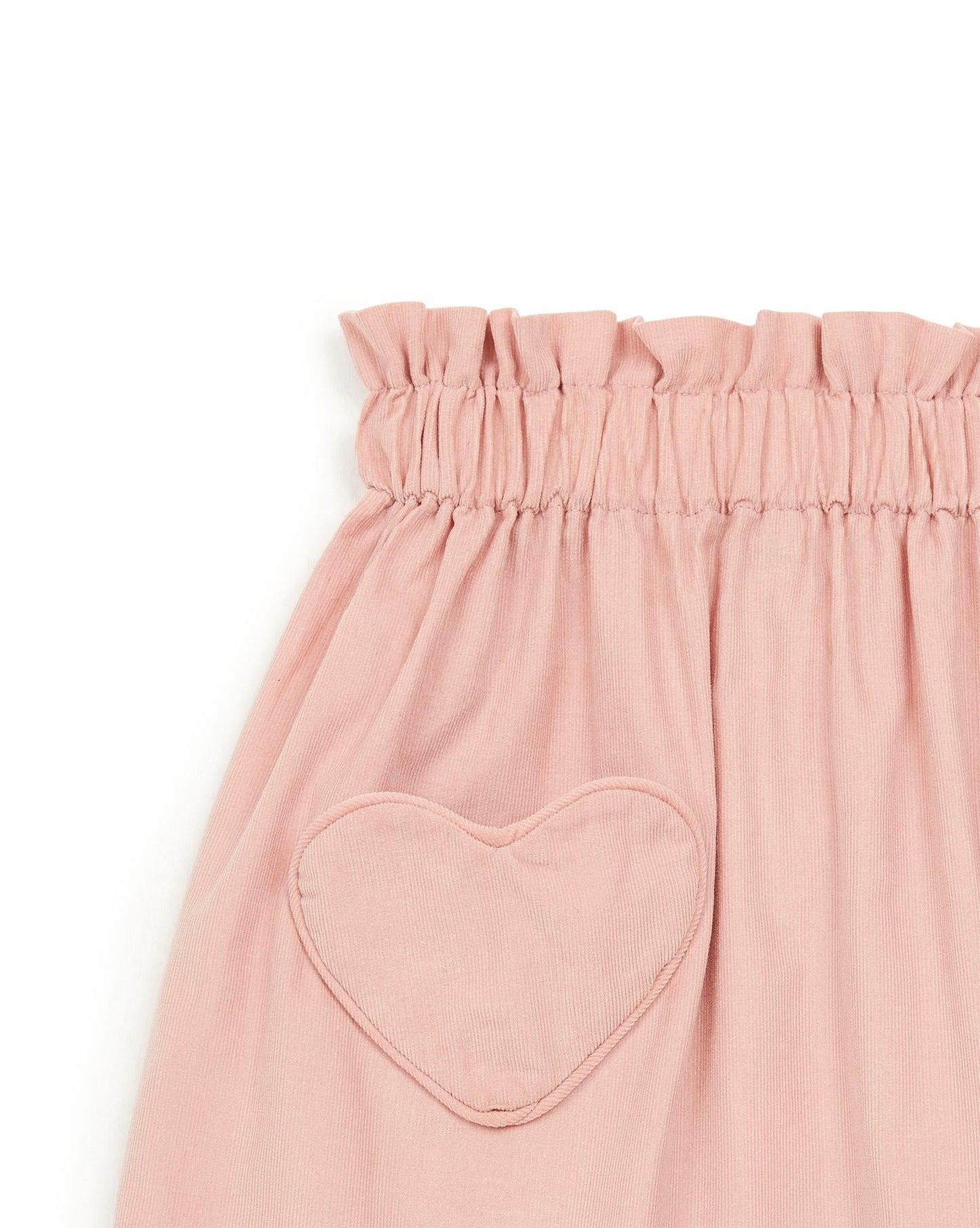 Skirt Pink Heart pockets Girl 100% Cotton Douchka