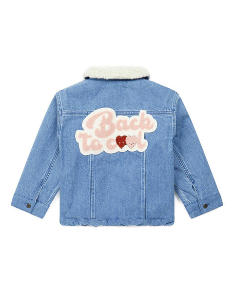 Jacket - Girl 100% cotton jeans - Image principale