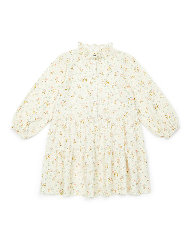 Dress - Girl has Ruffles 100% cotton - Image principale
