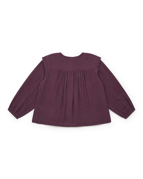 Blouse - plastron smocké fille - Image principale