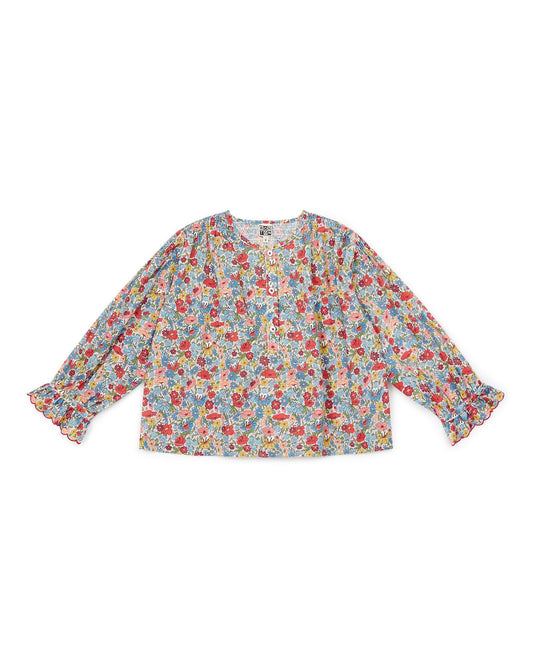 Blouse fille personnage 100% coton Made with Liberty Fabric