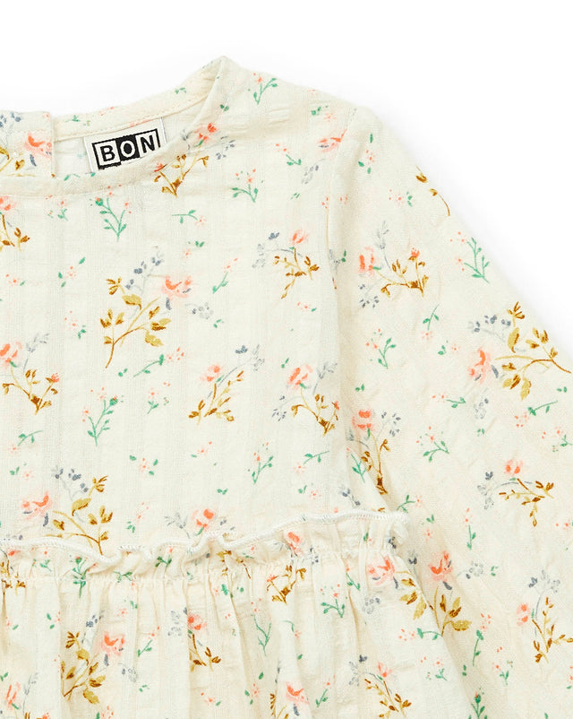 Dress - Girl has Ruffles 100% cotton - Image alternative
