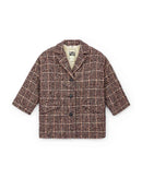 Coat - Girl tweed Wool mixed
