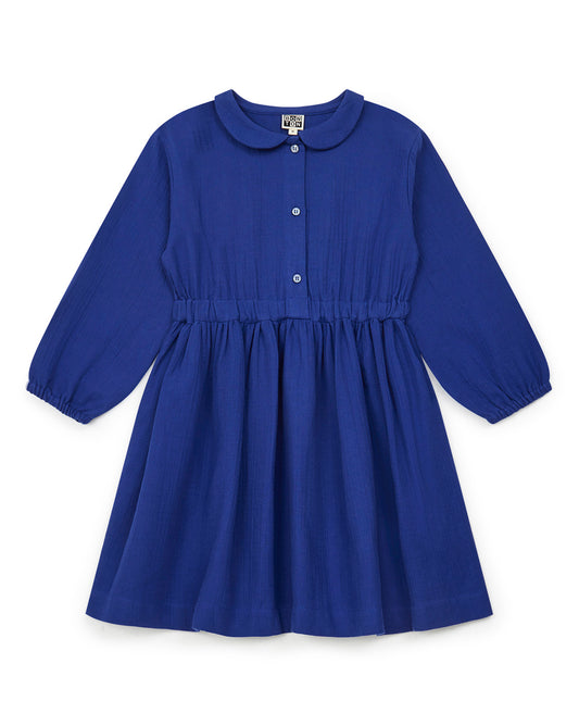 Dress Girl Cool Blue Blue 100% Organic cotton
