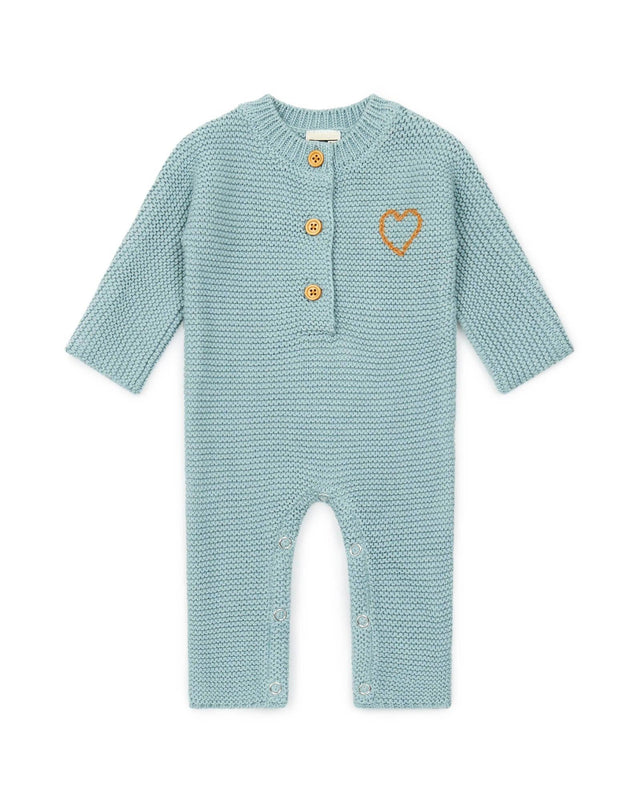 Jumpsuit - Heart embroidered way Baby - Image principale