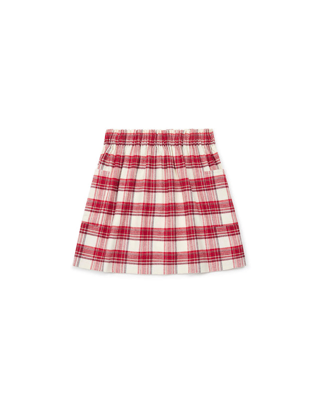 Skirt - Raspberry 100% cotton gauze - Image principale