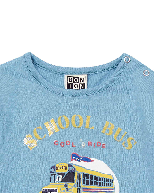 T -shirt - Baby "School bus" 100% Organic cotton - Image alternative