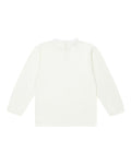T -shirt - Collar has Lace long sleeves Girl 100% Organic cotton