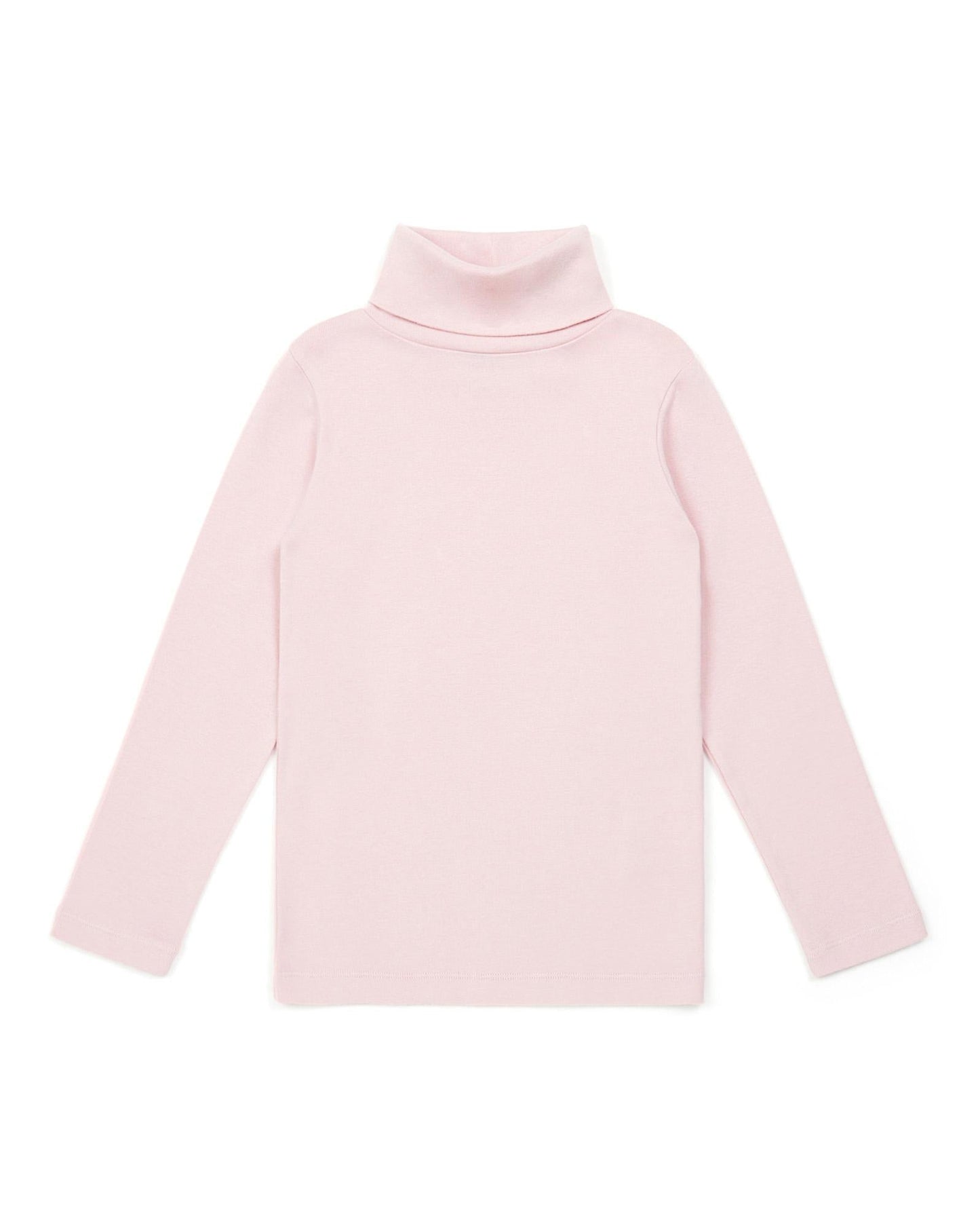 T -shirt - Collar rolled Girl Long sleeves 100% organic