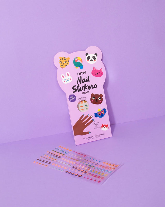 Nail - stickers friends OMY - Image alternative