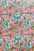 Plaid -  Imprimé rose