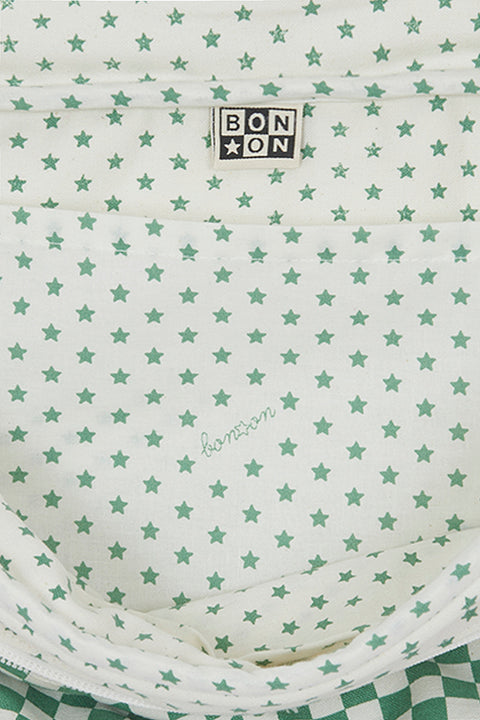 Trousse - Damier vert - Image principale