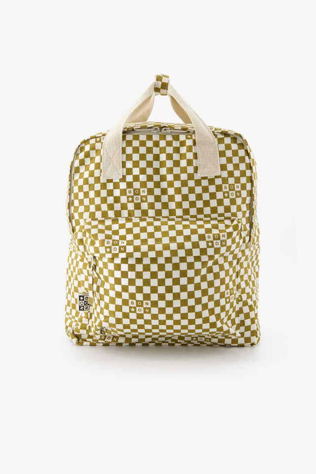 Sac à dos - Damier moyen noisette - Image principale