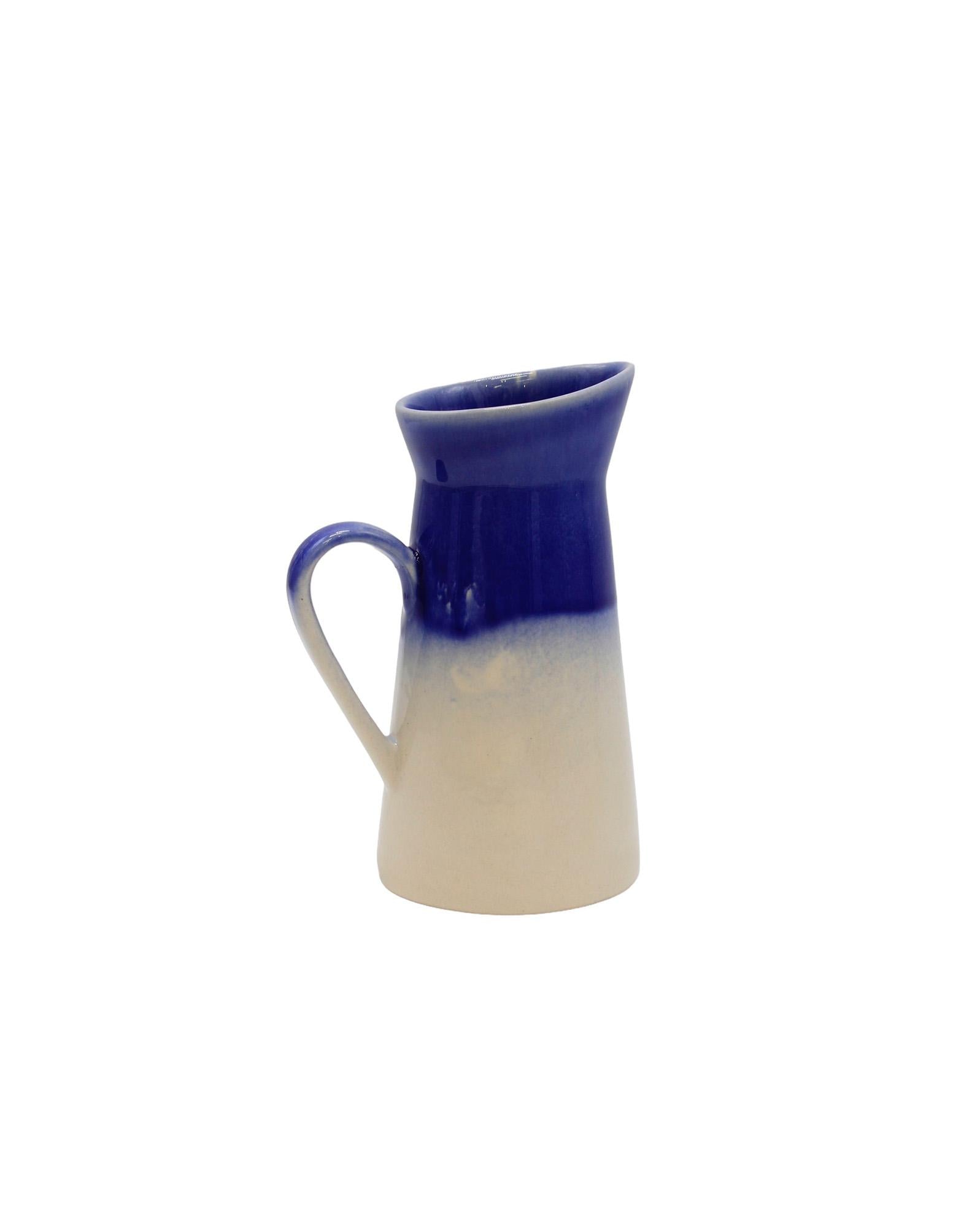 Pichet vase tie&dye en céramique
