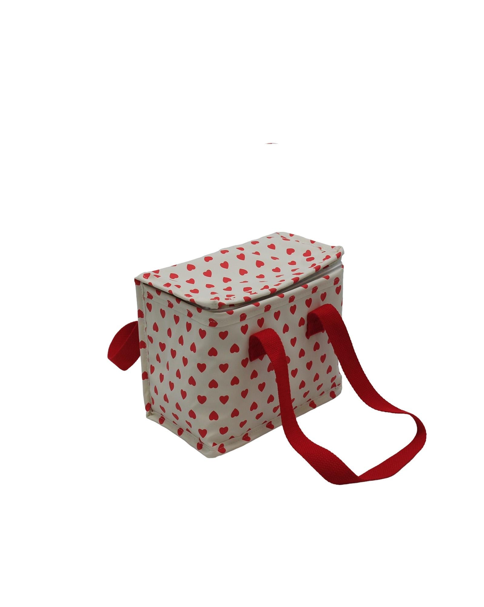 Sac repas cœur rouge