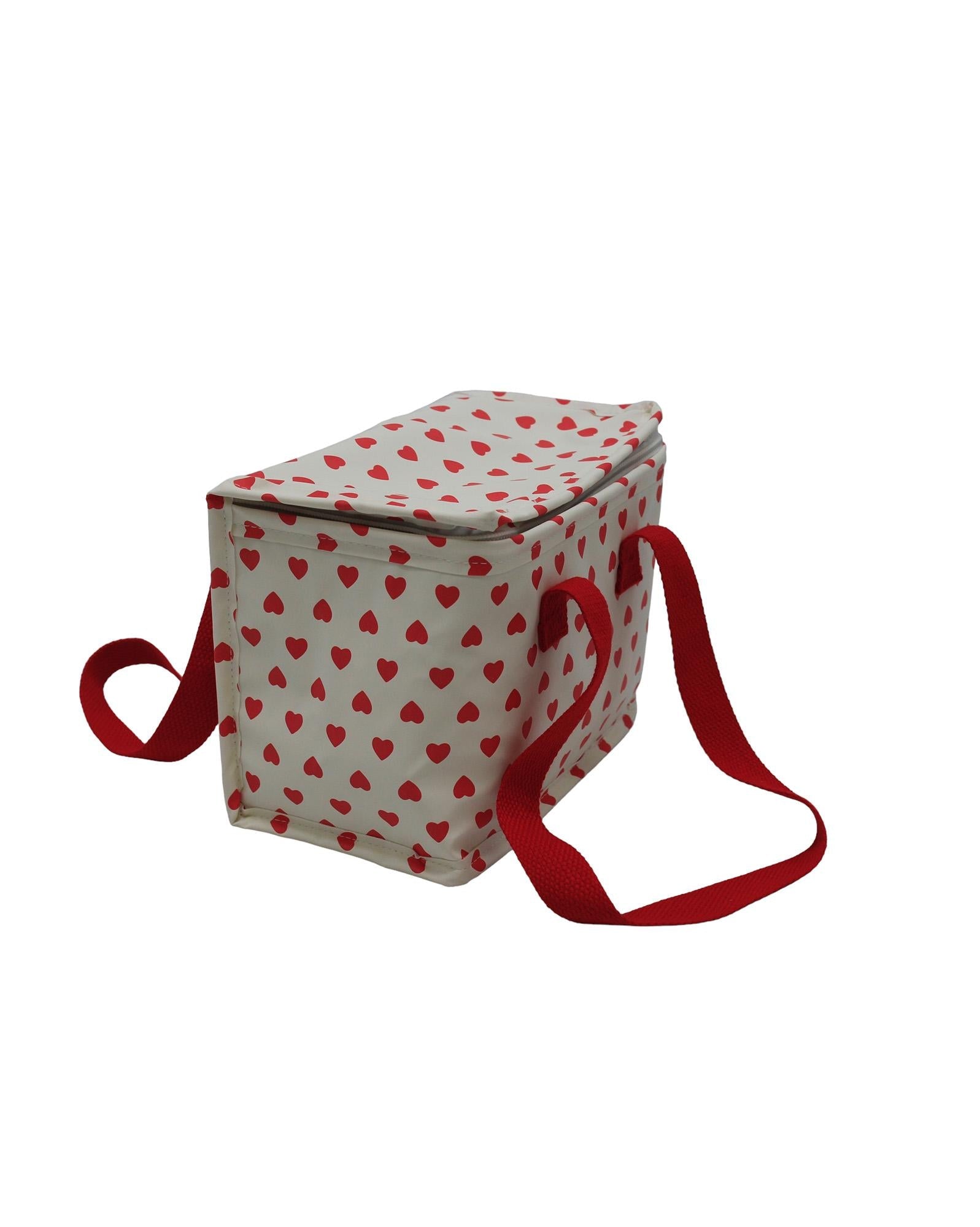 Sac repas cœur rouge