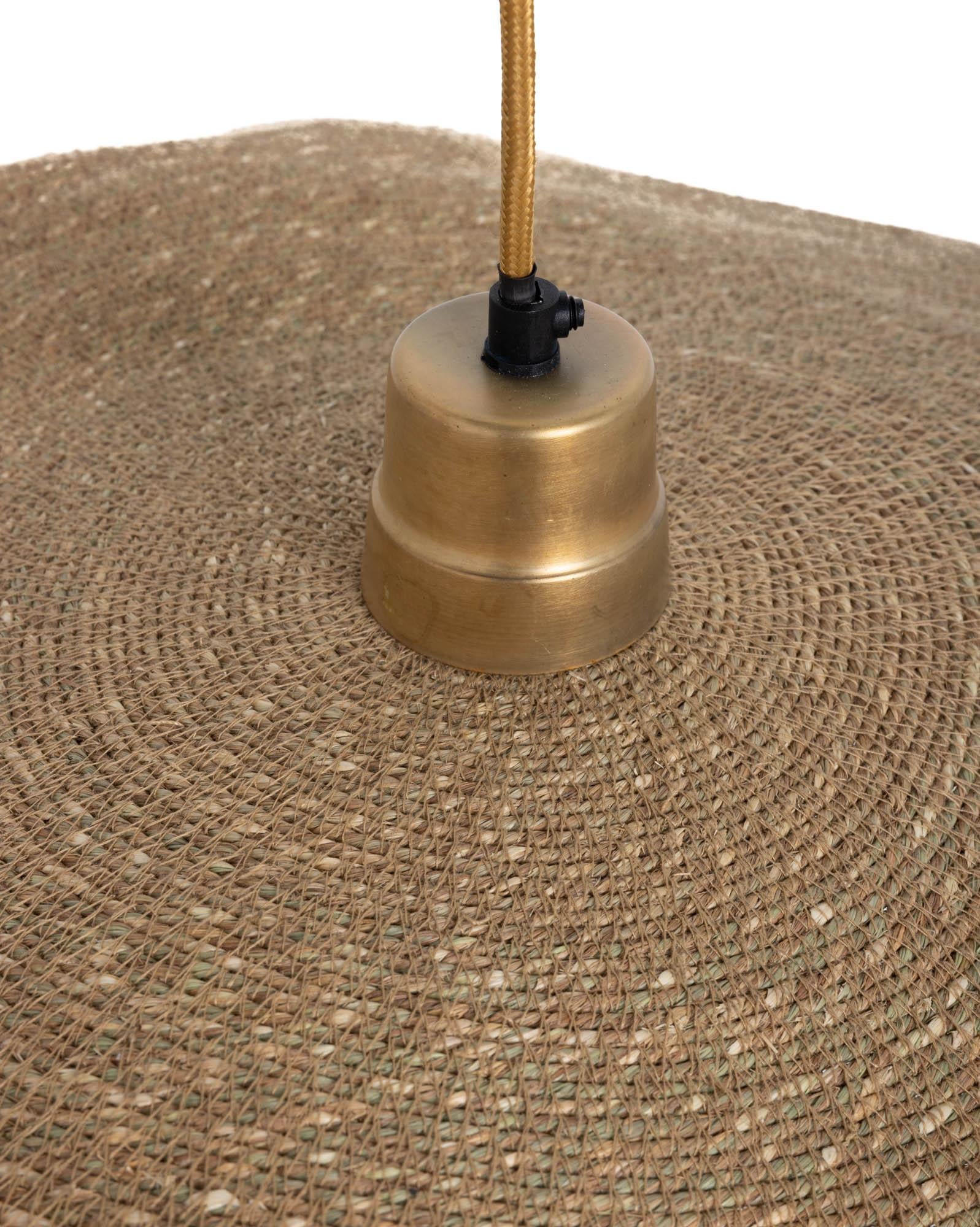 Suspension Triptyque bicolore naturel