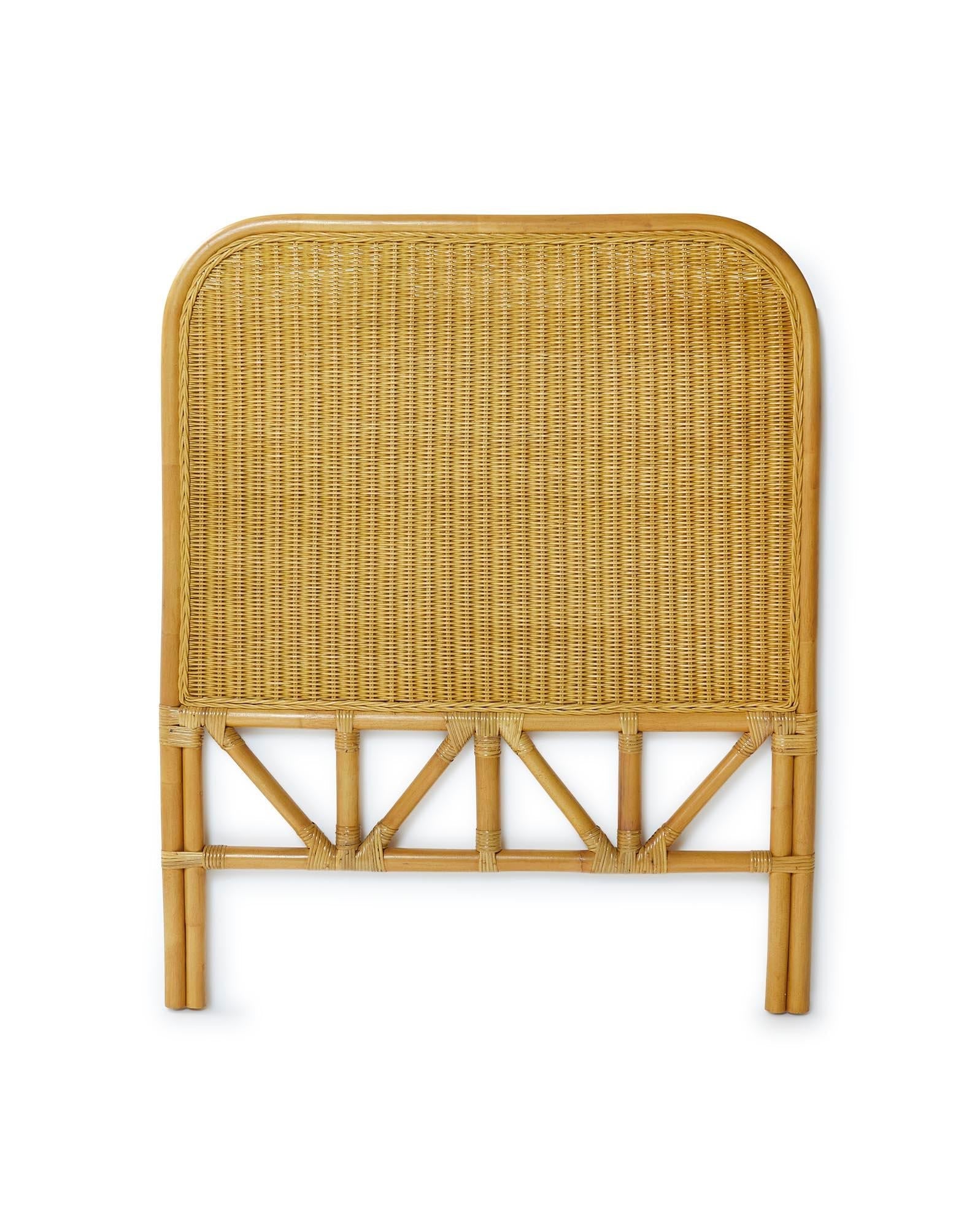 Tête de lit Bohème en rotin tressé 90cm