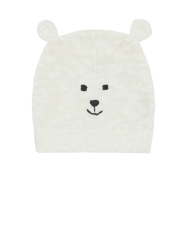 Beanie - Teddy Beige Baby in a knit - Image principale