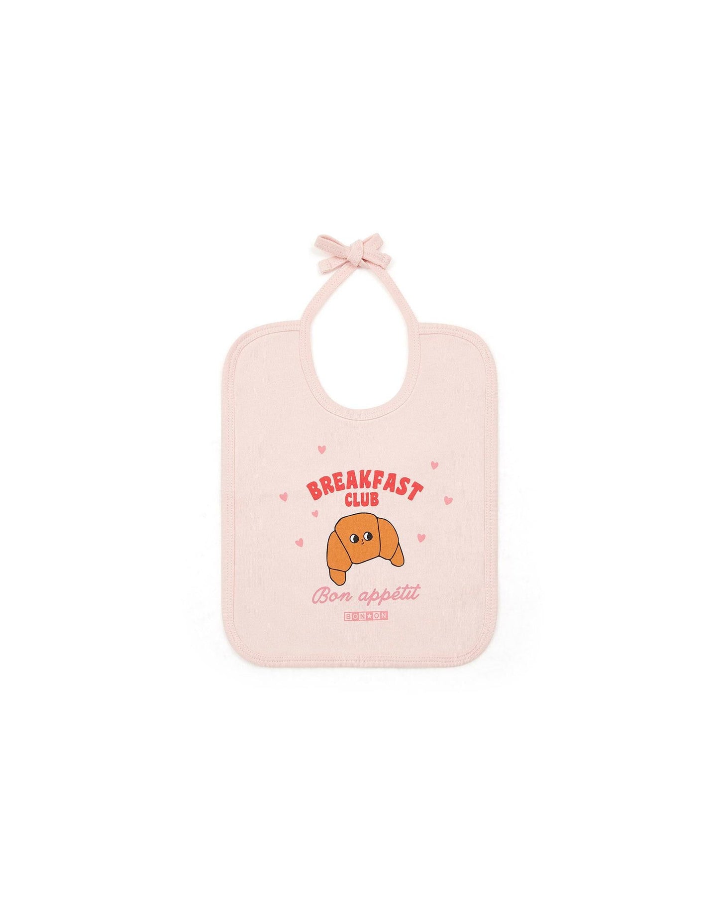 Bavoir - Rose Bébé coton biologique