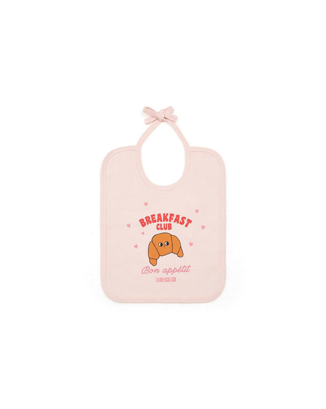 Bavoir - Rose Bébé coton biologique - Image principale