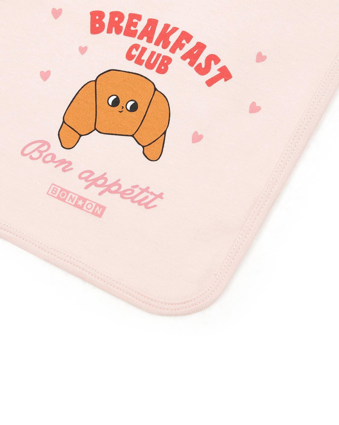 Bavoir - Rose Bébé coton biologique