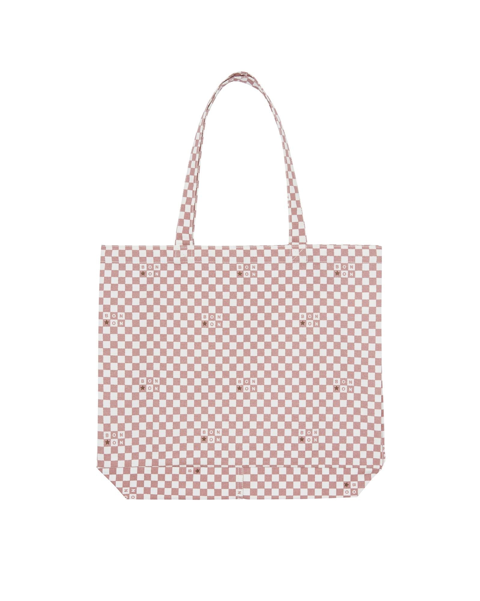 Moyen Cabas Beth rose Damier