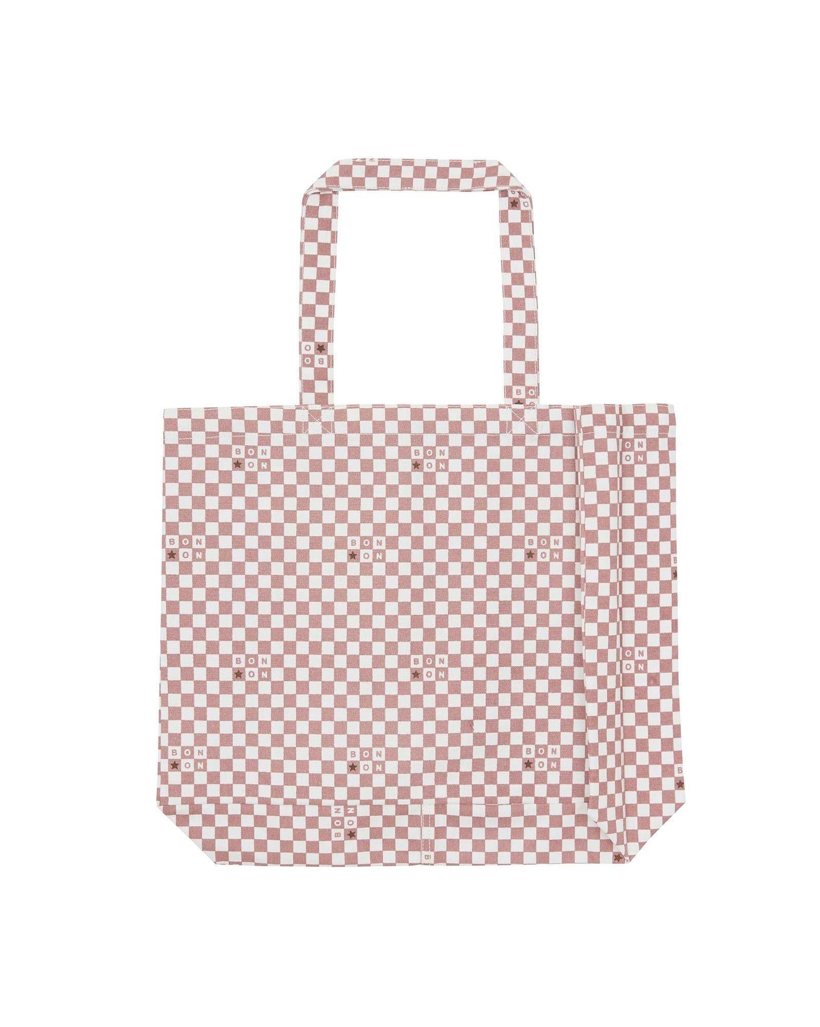 Moyen Cabas Beth rose Damier