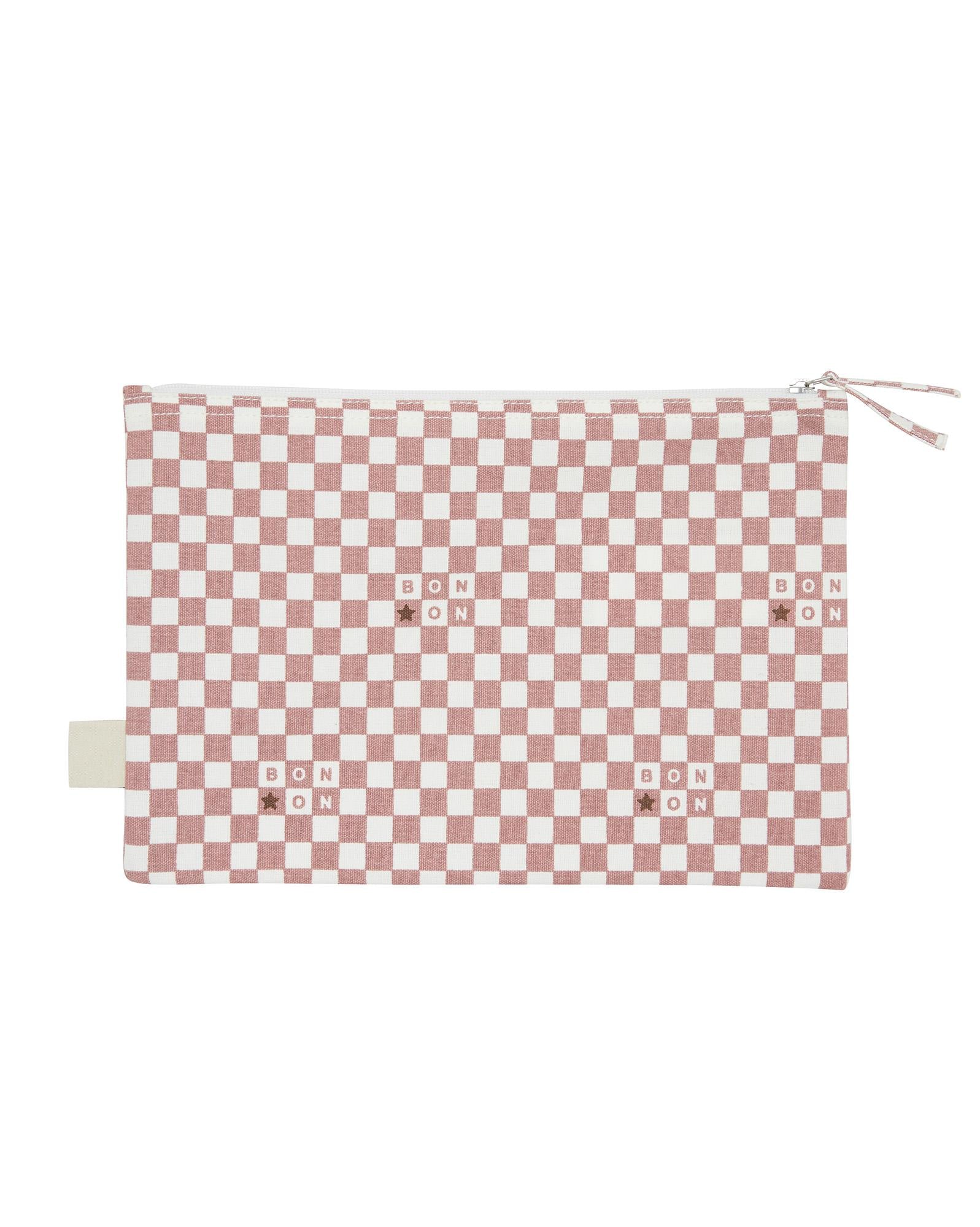 Trousse Troupla damier rose