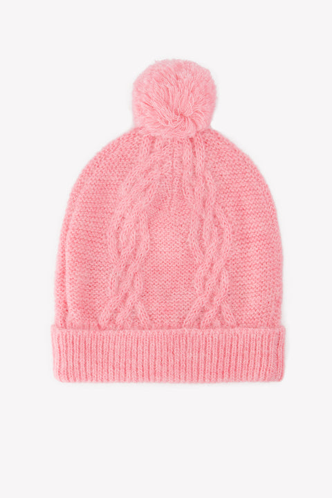 Bonnet - Pompon rose - Image principale