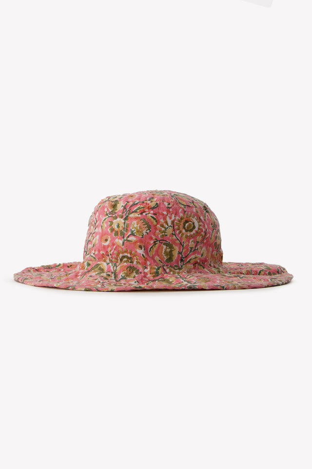 Chapeau - Etretat rose voile de coton - Image principale