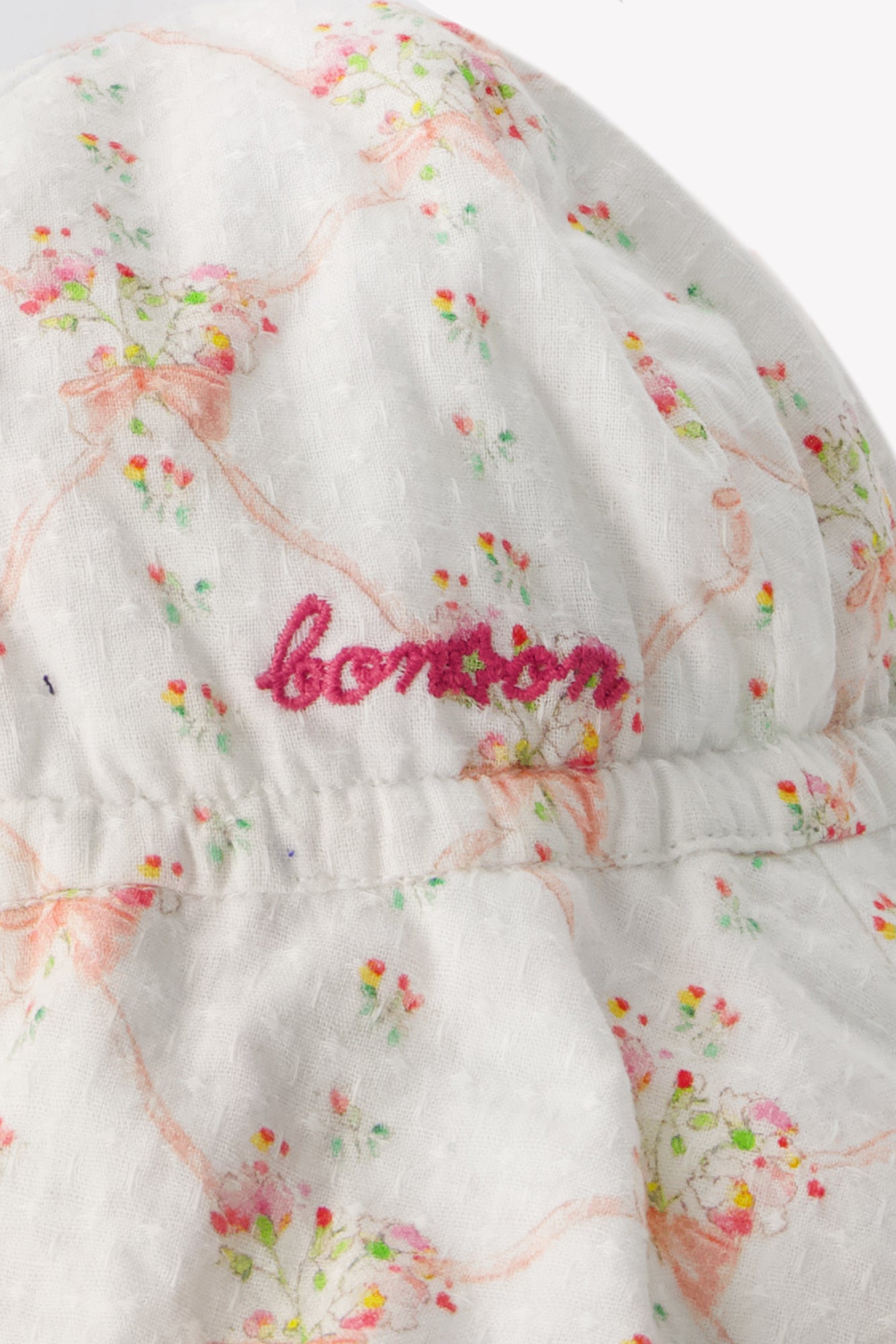 Hat - Tsar Pink Cotton shaped Print