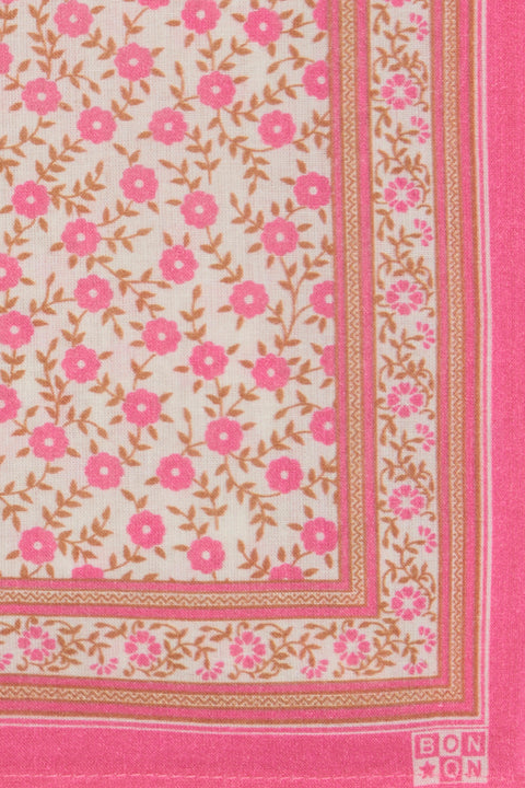 Foulard - Foulfleur Rose fleuri 50cm - Image principale