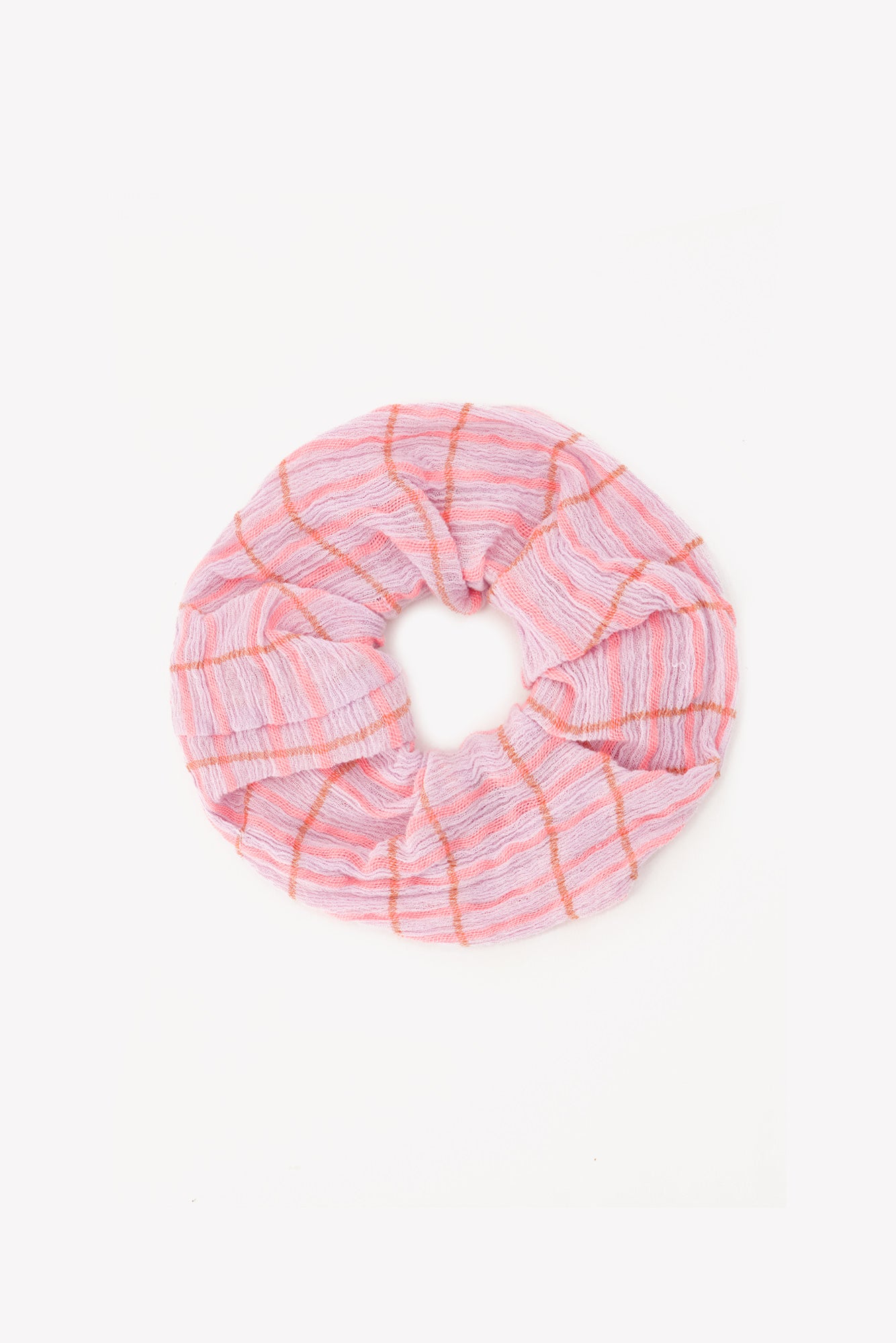 Scrunchie - Purple cotton crepon