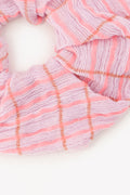 Scrunchie - Purple cotton crepon