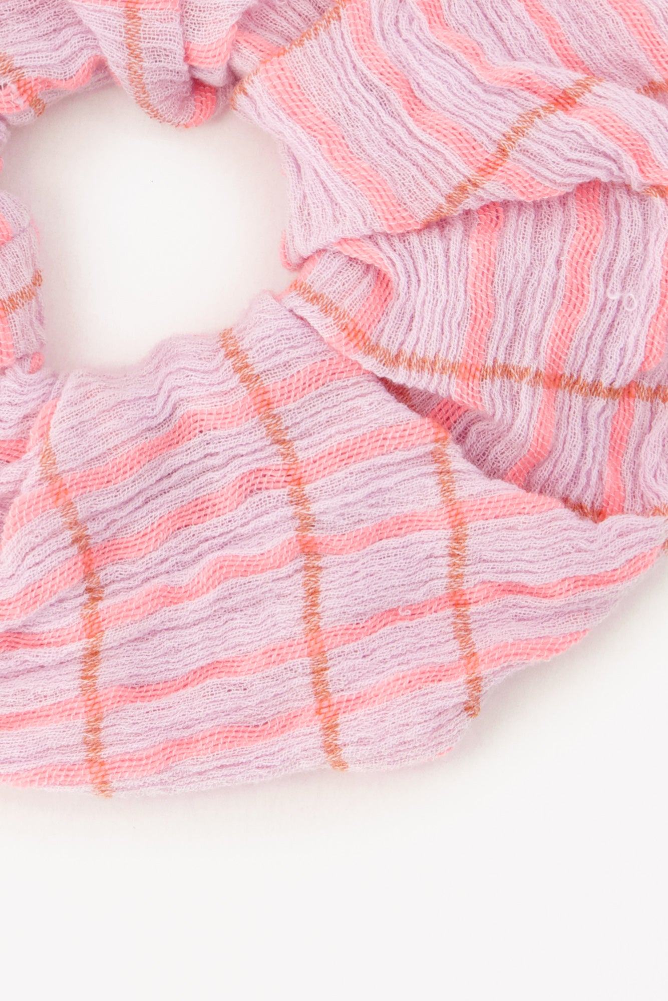 Scrunchie - Purple cotton crepon