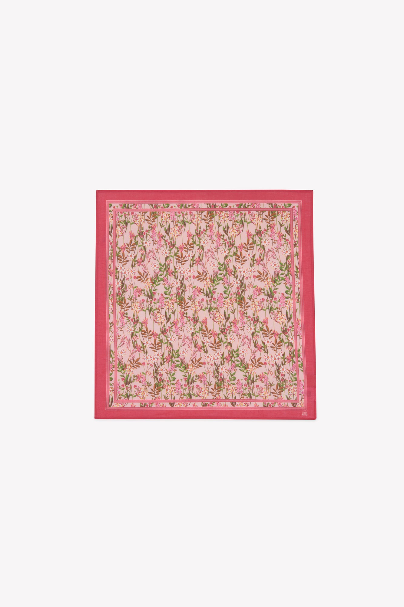 Foulard - Fleur rose clair 50cm
