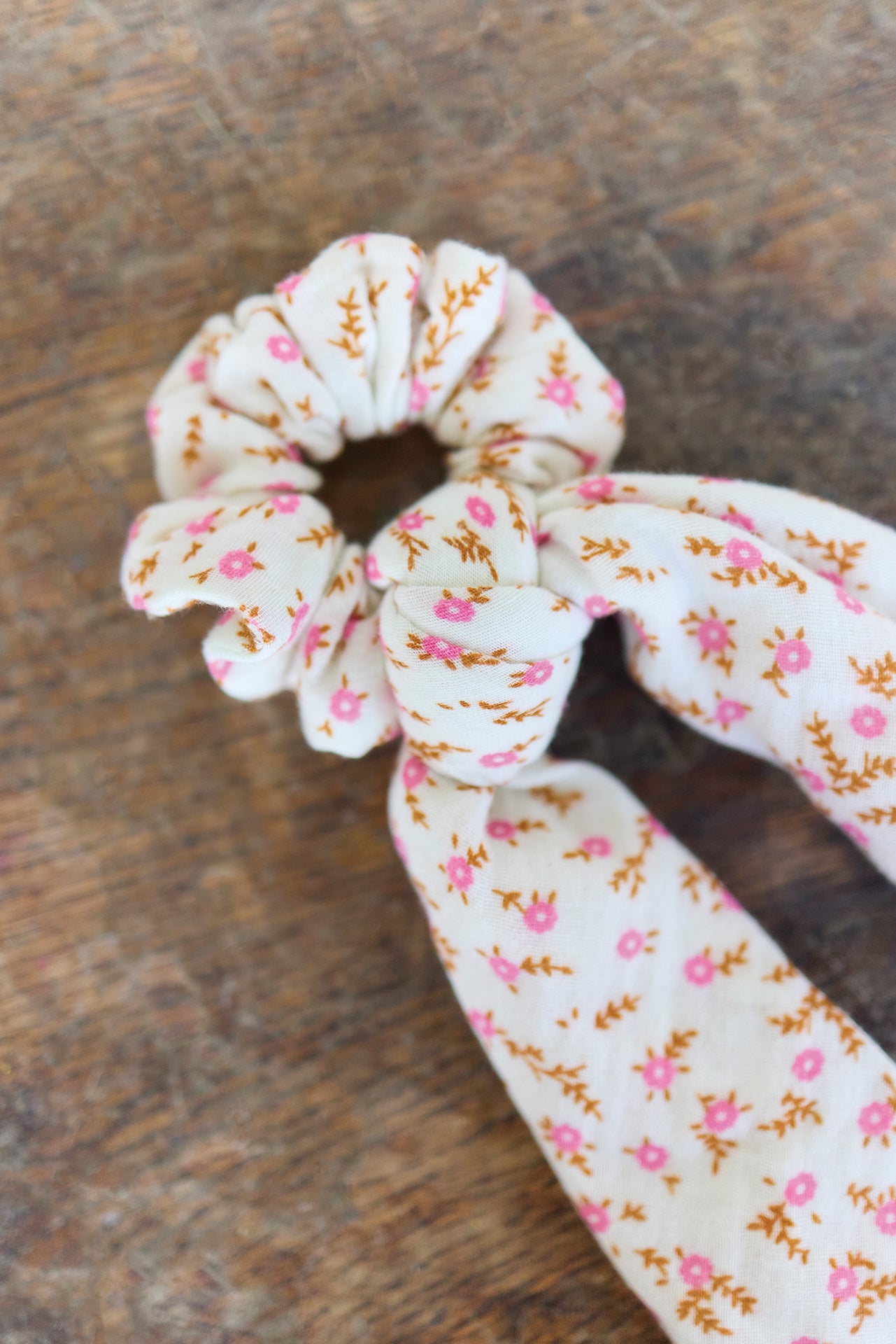 Lot de 2 chouchous - Fleuri en velours