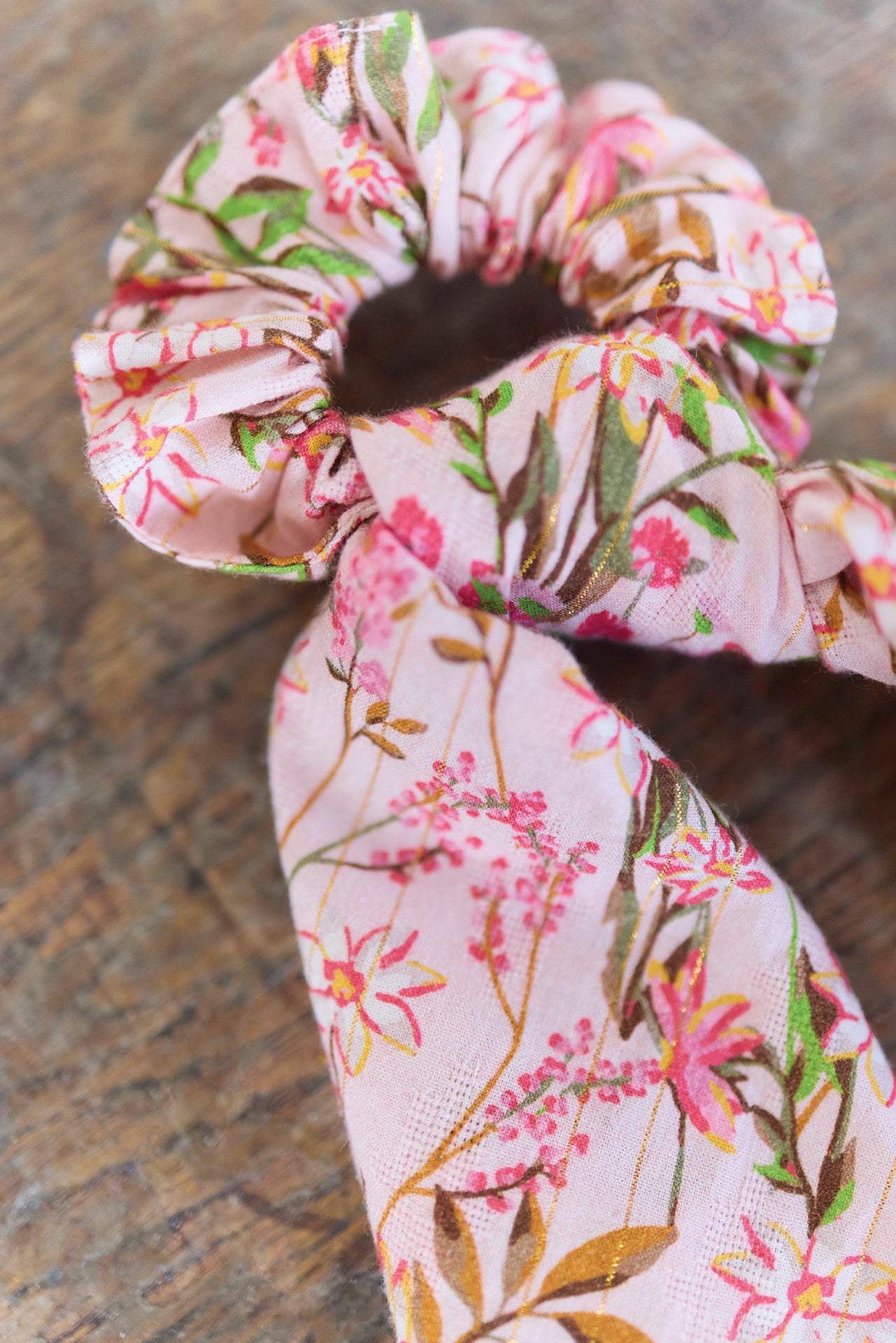 Chouchou - Fleuri rose