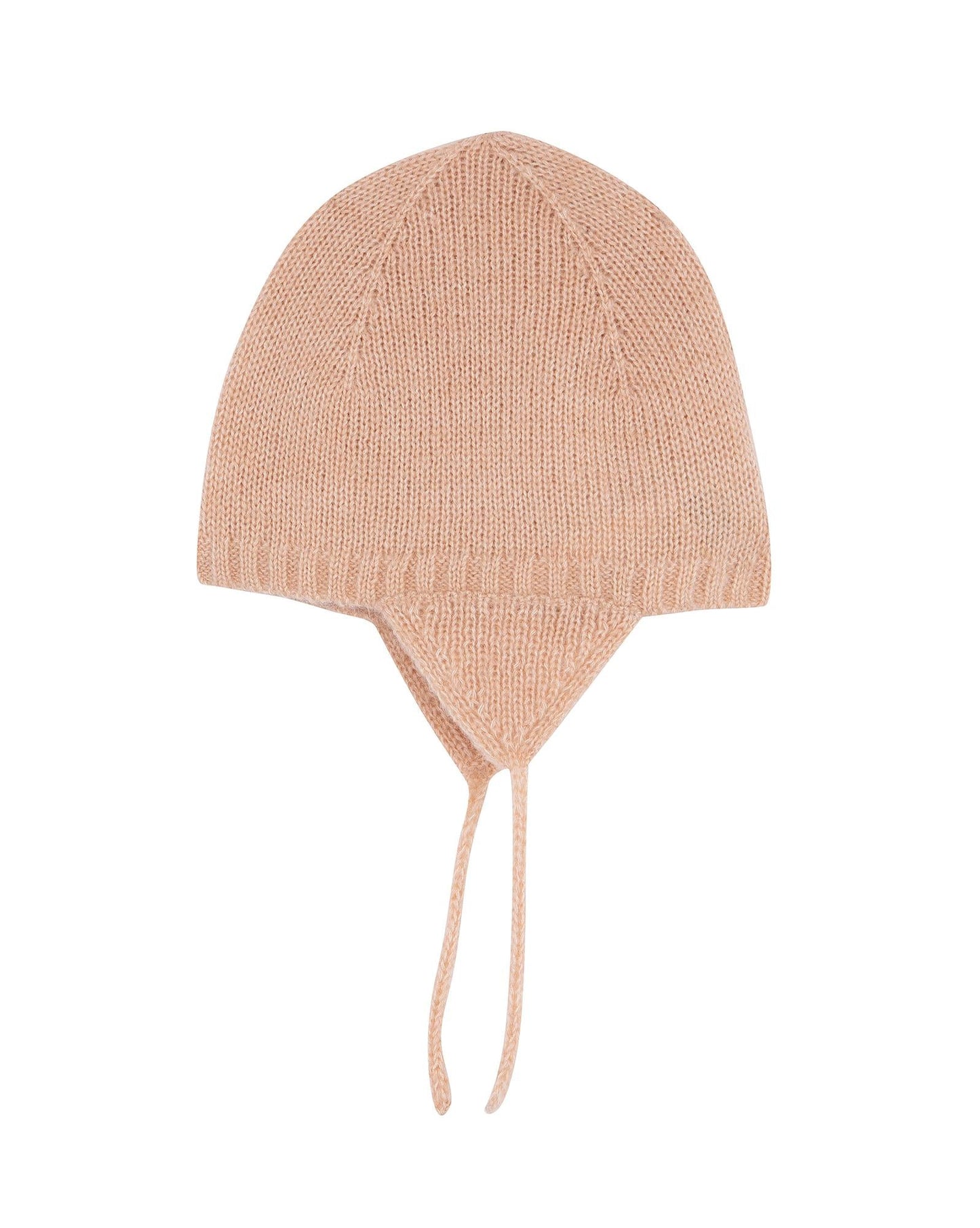 Bonnet - Mulot rose en tricot