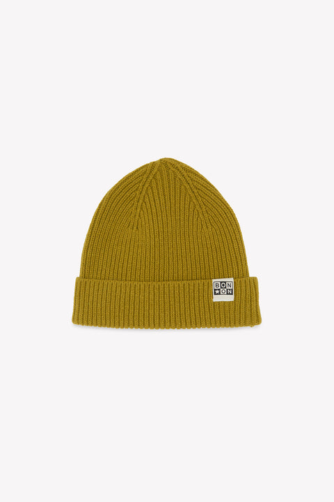 Bonnet - Vert en tricot - Image principale