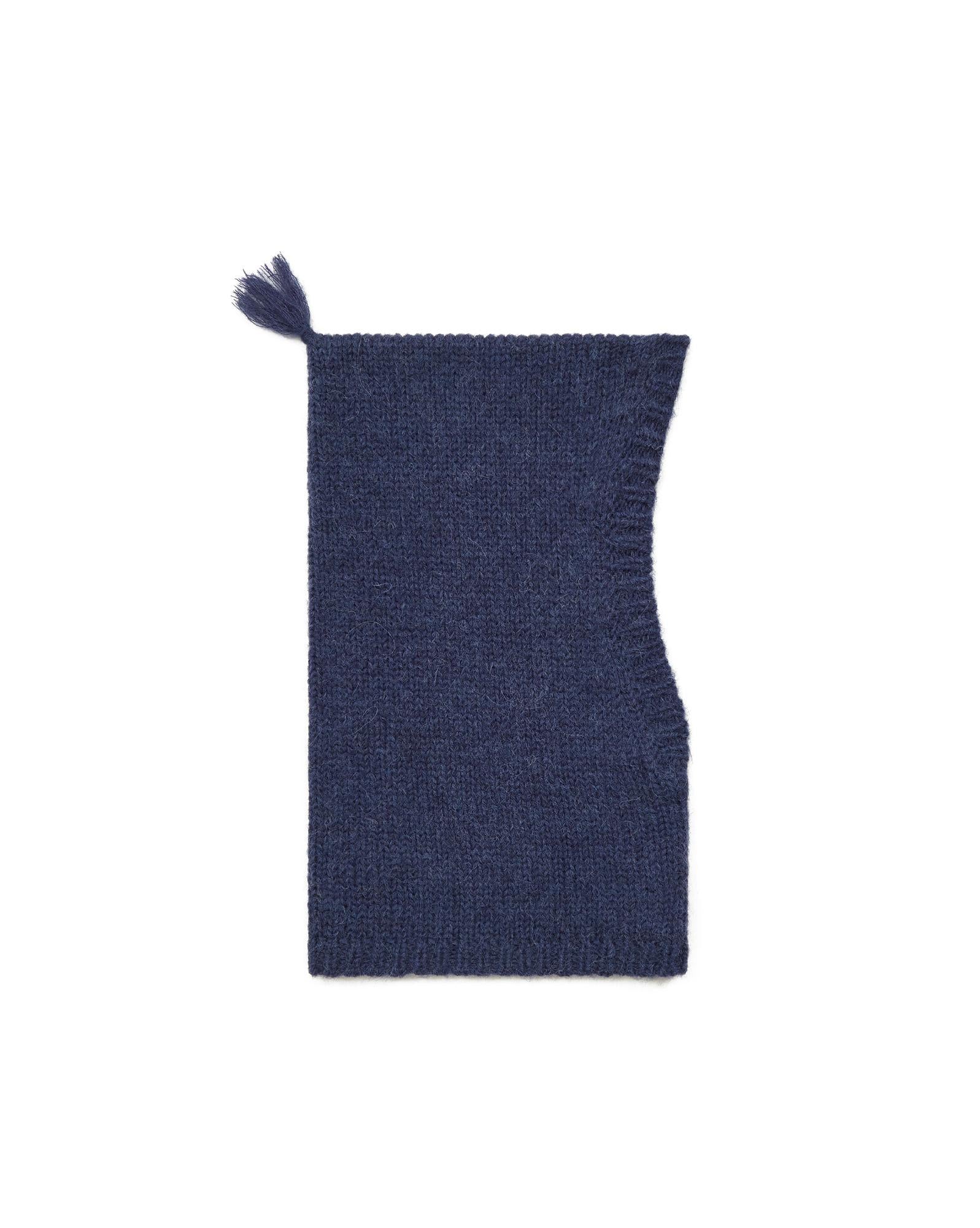 Cagoule Mulot bleue en maille