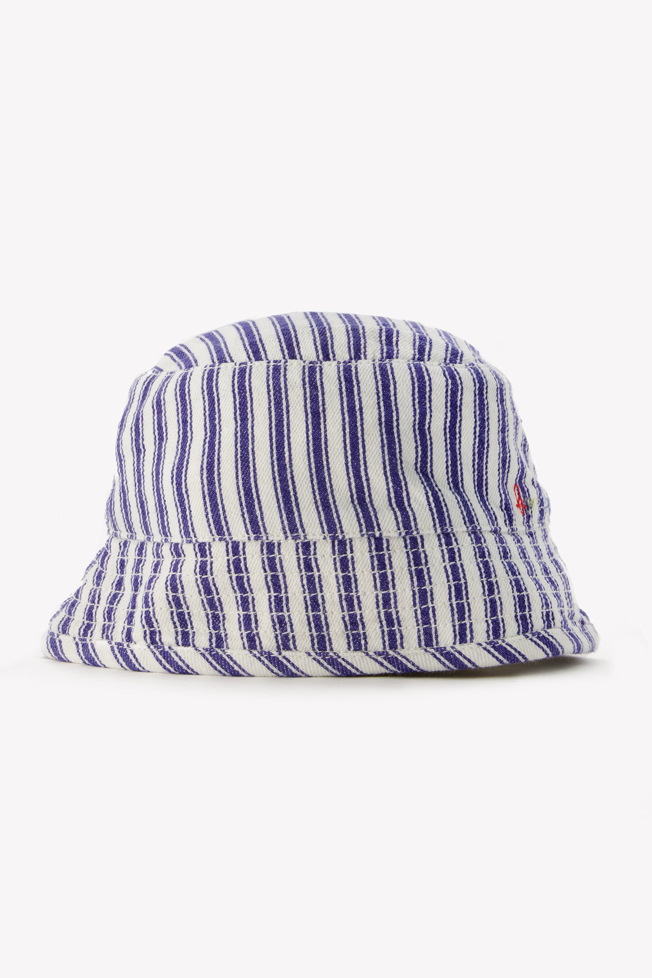 Bob - Ascot Blue cotton twill Print stripe