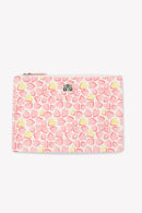 Trousse - Thaïs rose toile de coton imprimée